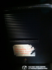The first web server