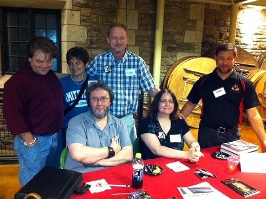 Horror Writers at the SHU Book Signing in 2011