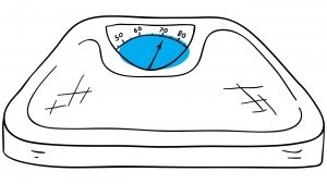 scale hand drawn