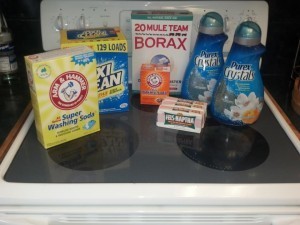 Ingredients for HE washing soap