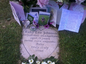 Ruby Johnson 18th birthday memorial (photo credit: Abigail Robinson) 