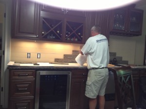 Gary hard at work
