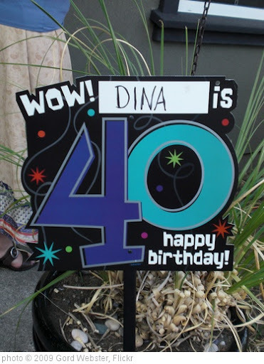 'Dina's 40th Birthday party' photo (c) 2009, Gord Webster - license: http://creativecommons.org/licenses/by-sa/2.0/