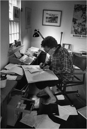 Kurt Vonnegut photographed by Jill Krementz
