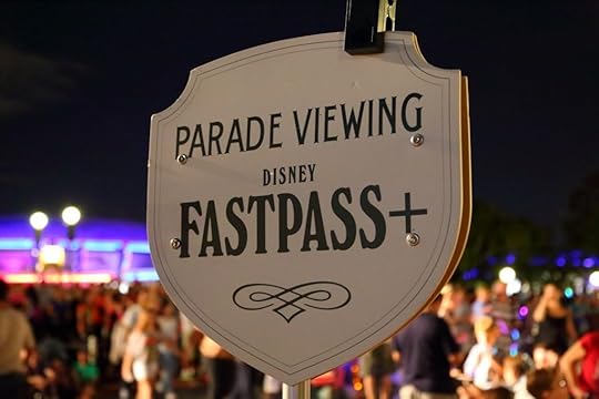 Main Street Electrical Parade FastPass+ Viewing Area Sign