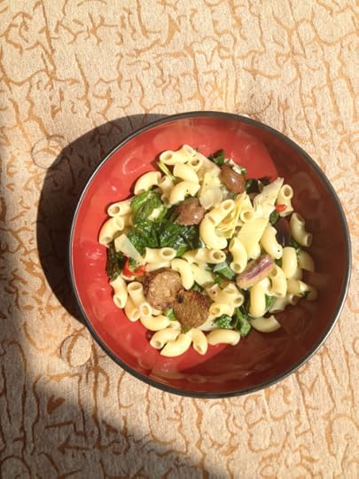 vegan antipasto macaroni salad