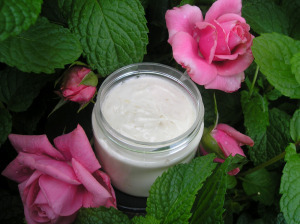 homemade lotion Peppermint Rose sept 11 2012 010