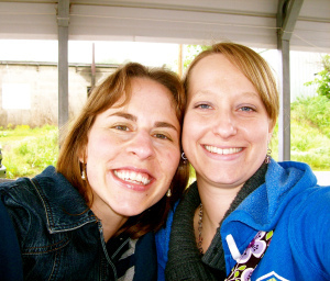 Visiting with long-time friend, Rachel!