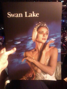 Programme for Swan Lake performance 23 June 2013