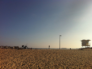 Beach scene
