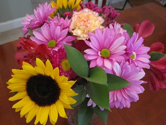 What speaks of great health better than a bouquet of GORGEOUS flowers? Thanks, Savannah and Jon for these beautiful blossoms!