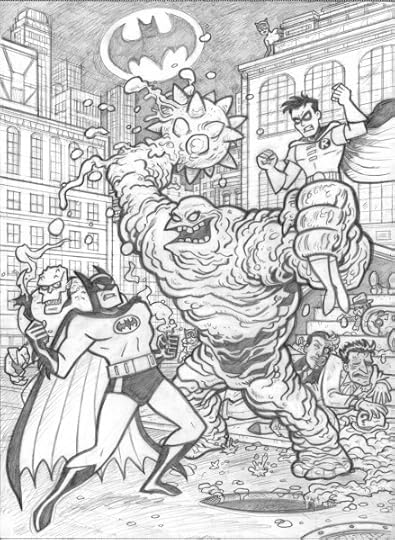 Batman Clayface pencils