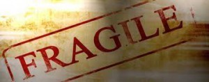 fragile stamp