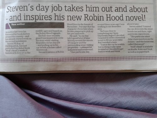 Another local paper article