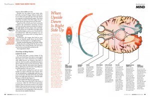 Answers Magazine spread about the brain