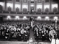 Audience at the Royal Geographical Society lec...