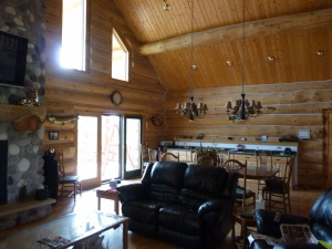 Interior of the Deer Haven Lodge -- just as I pictured it! (photo credit: Kourtney Heintz)
