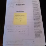 An early draft of Fractured