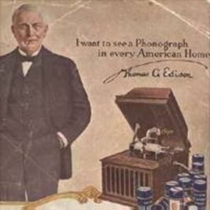 Edison Phonograph Advertisement