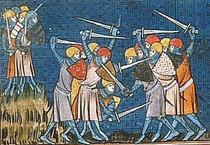 English: Battle with the Normans