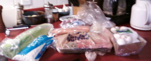 Beef stew ingredients