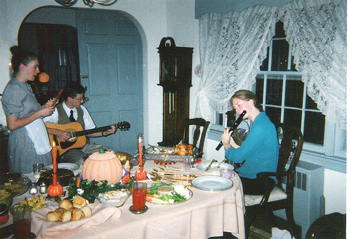 The Siblings Playing Music on Halloween