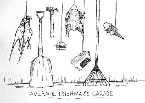 Average Irishman's Garage