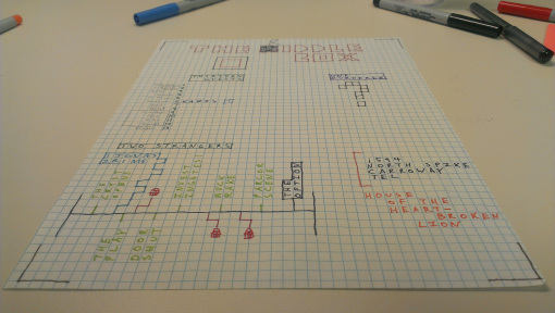 The Riddle Box - Graph Paper Planning