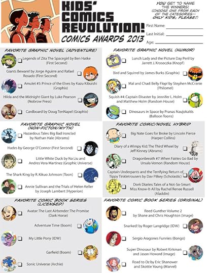 KCR Awards Ballot