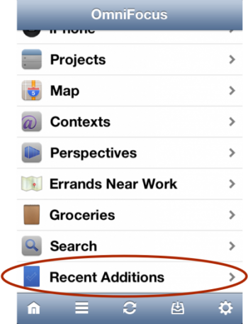 recent additions iphone