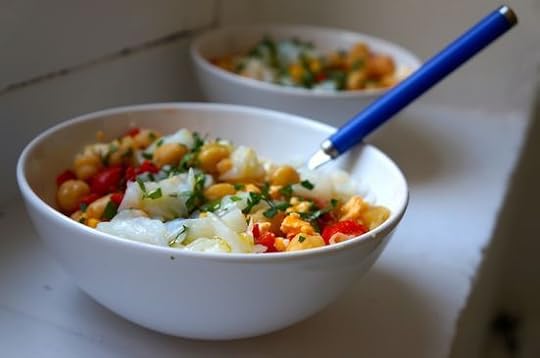 Ensalada de garbanzos bacalao