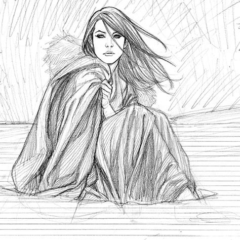Frank Cho art from book project with Bill Willingham