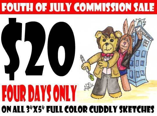 Fourth of July Commission Sale