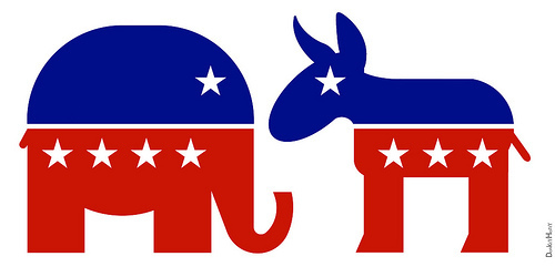 The Republican Elephant and Democratic Donkey