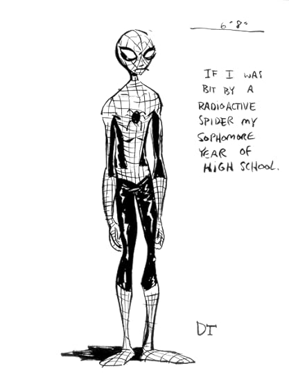 Inktober 9th, Spider Me