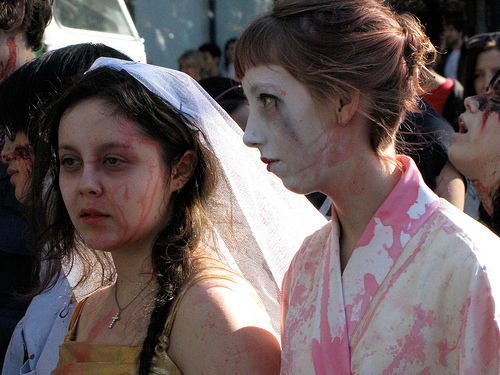 Pensive Zombies by deborahkalin