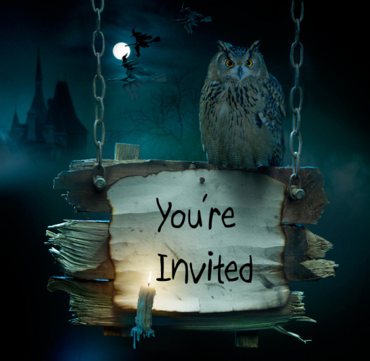 design background for Halloween party