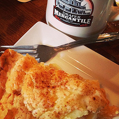 Mmmm. Apple pie at the Draper Mercantile.