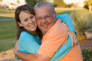 father-daughter-golf-course