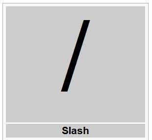 slash