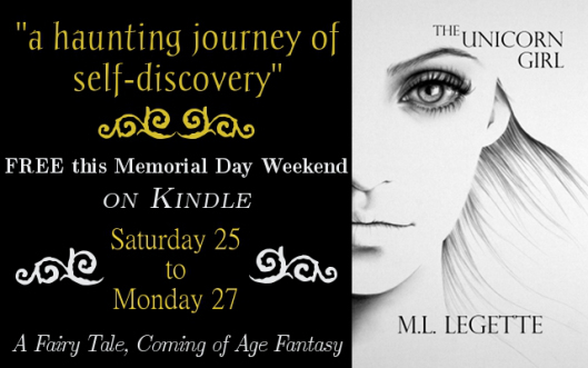Memorial Day free ebook // The Unicorn Girl by M.L. LeGette