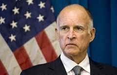 California Governor Jerry Brown ran for the Democratic pres