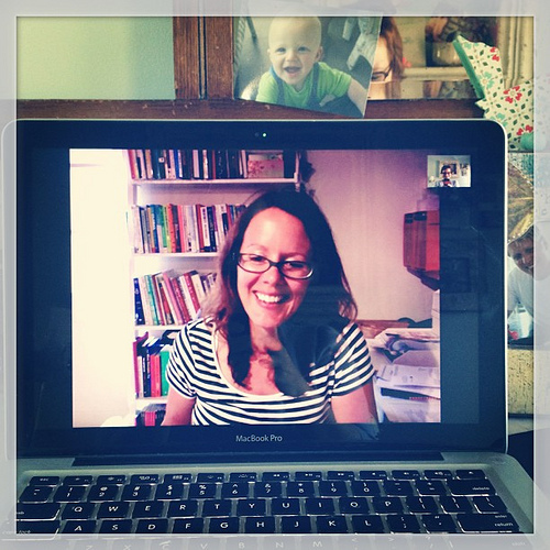 Beth (of Do What You Love) and I have been skyping and gearing up for major goodness for our #hellosoulhellobusiness collaboration. #cannotwait #loveher #excited