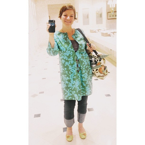 Ps: completely in love with my new #schoolhousetunic that my mom sewed for me (thanks mom!). Pattern by #sewliberated. I think the fabric by the awesomely talented @amybutlerdesign.