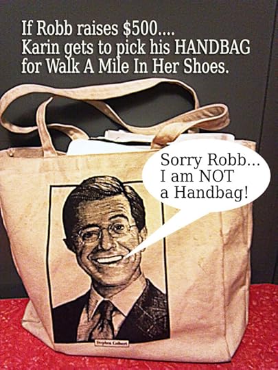 Picture of Robb's talking totebag