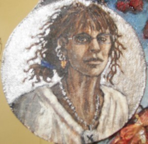 Sudie Rakusin Self-Portrait from My Family Tree painting