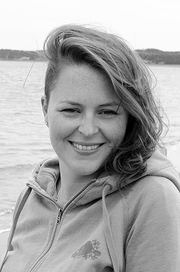 Stacey D. Atkinson, Canadian author, Main-a-Dieu Beach, Cape Breton Island