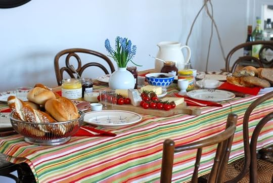 German breakfast table