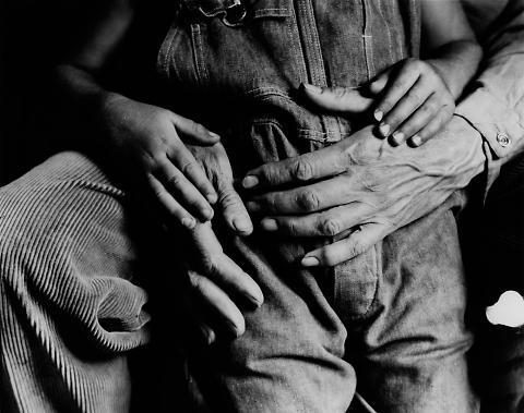 Maynard and Dan Dixon's Hands by Dorothea Lange