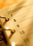 A page of a calendar to remind fundraisers to make the most of year end